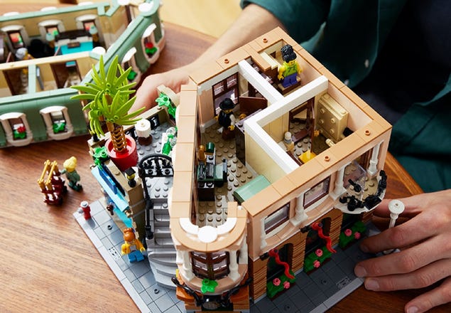 LEGO Boutique Hotel 10297 Building Kit; Make a Detailed Displayable Model  Hotel Packed with Surprises (3,066 Pieces)