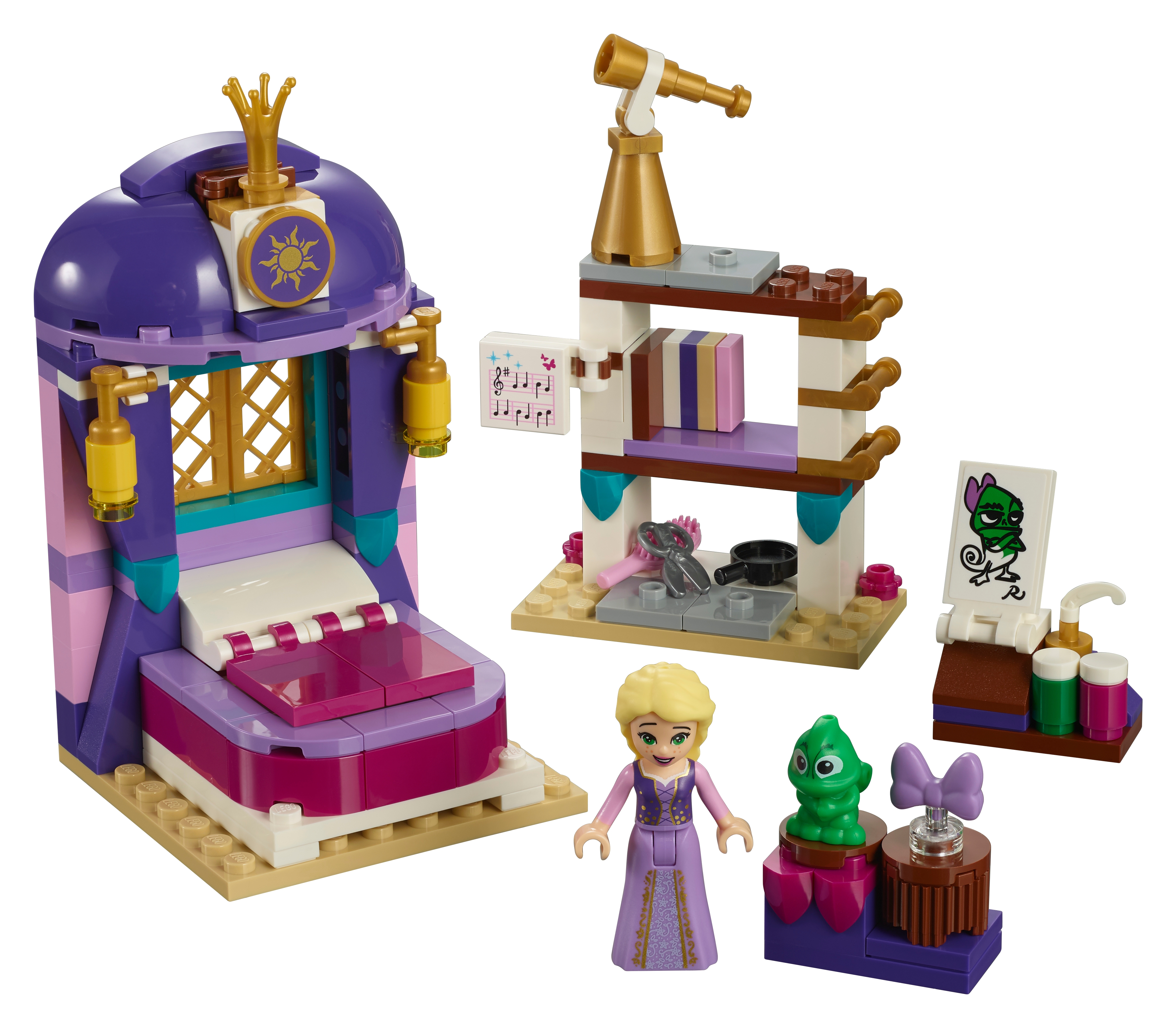 Rapunzel S Castle Bedroom Disney Buy Online At The Official Lego Shop Us