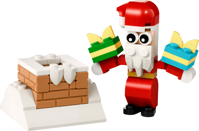Le Père Noël et la cheminée - Image 1