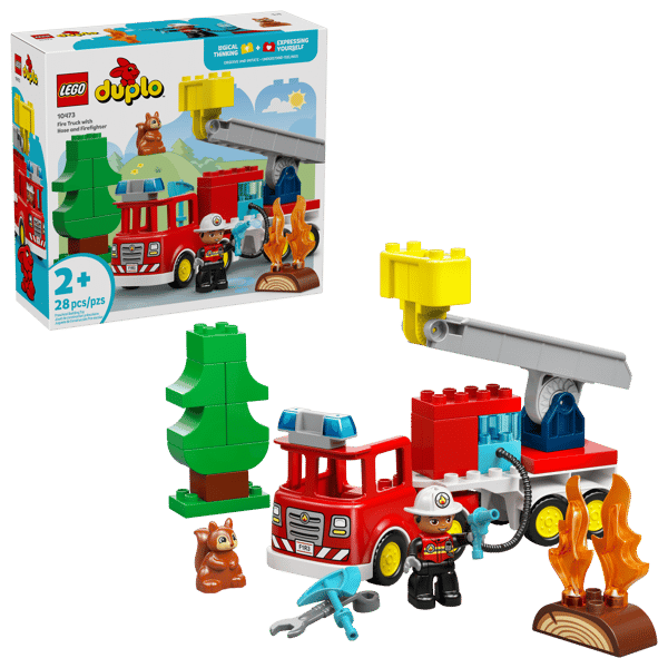 LEGO 10473 Le camion de pompiers — visuel 2 sur 8