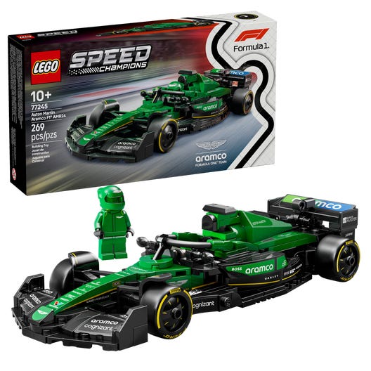 LEGO 77245 - Aston Martin Aramco F1® AMR24-racerbil