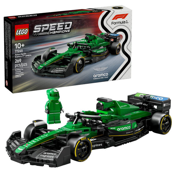 LEGO 77245 Voiture F1® Aston Martin Aramco AMR24 — visuel 2 sur 8