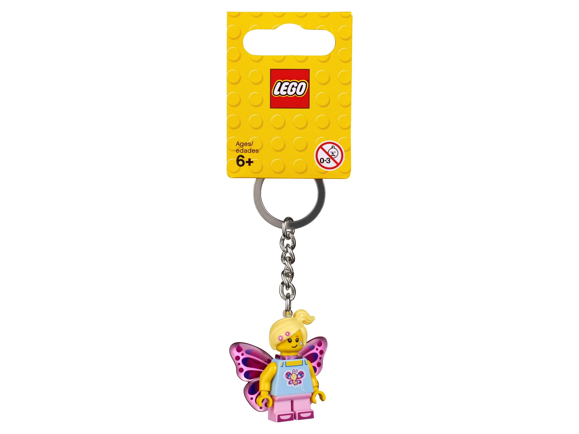 Lego Series 17 Butterfly Girl Keychain 853795 