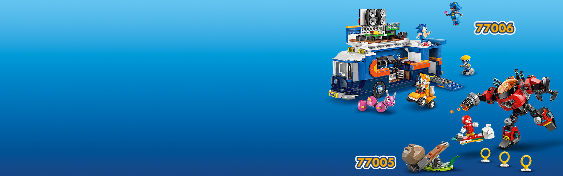 チームソニックの指令トラック 77006 | LEGO® Sonic the Hedgehog