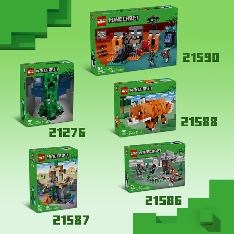 Mini Biomes 21589 | Minecraft® | Buy online at the Official LEGO