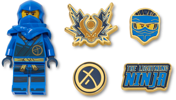 LEGO 5010456 NINJAGO® – Lot de 5 clips Jay
