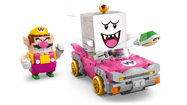 LEGO 72038 Mario Kart™ – Wario et Roi Boo — visuel 6 sur 8