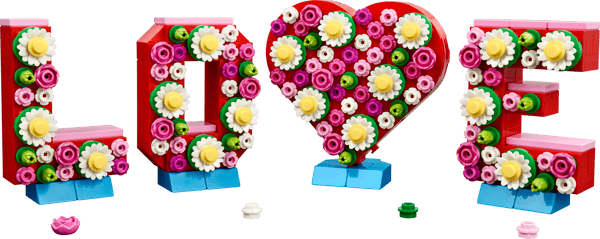 LEGO 40867 Les lettres LOVE