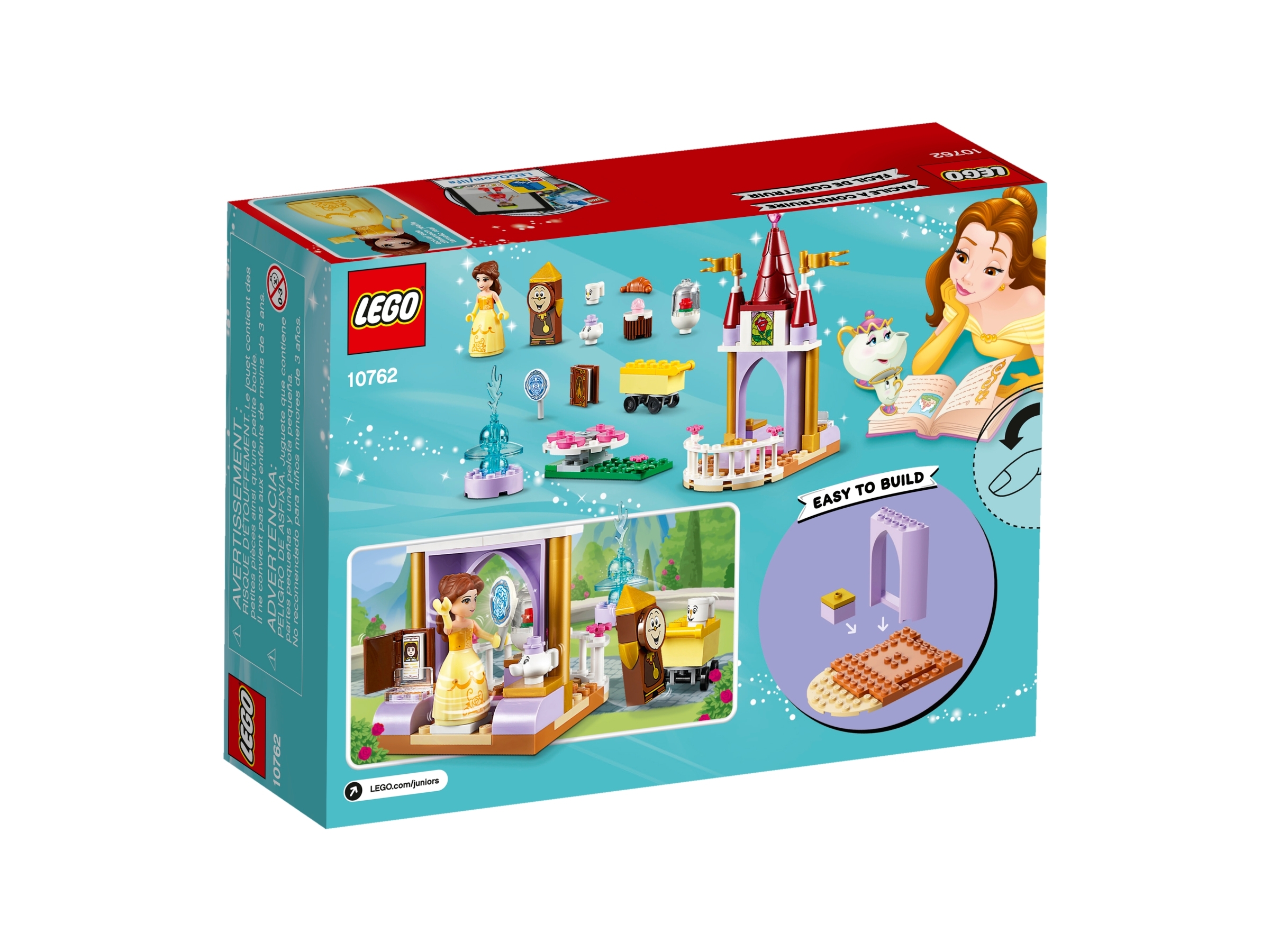 Lego Juniors Disney Princess 10762 Belle's Story Time 87pcs Sealed 2018 