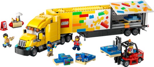 LEGO 60440 - Gul godstransport