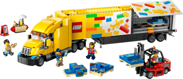 Yellow Delivery Truck - Image 1