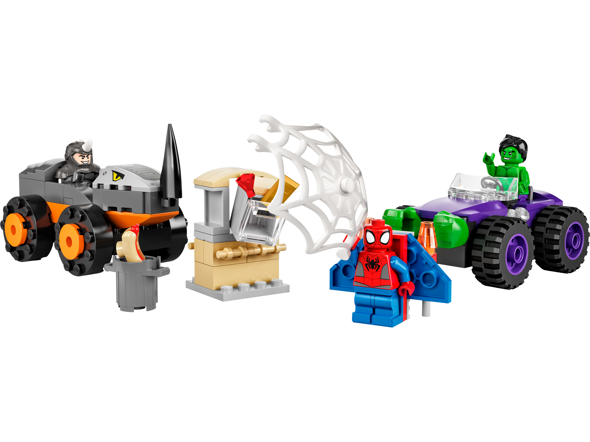Sympatisere At sige sandheden sej Hulk vs. Rhino Truck Showdown 10782 | Spider-Man | Buy online at the  Official LEGO® Shop US