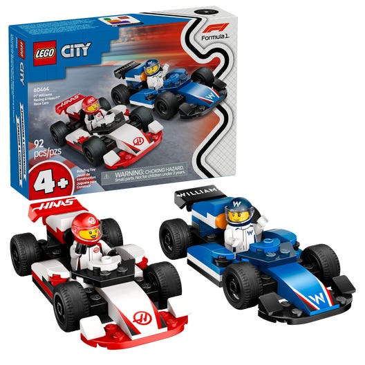 LEGO 60464 - F1® Williams Racing og Haas F1®-racerbiler
