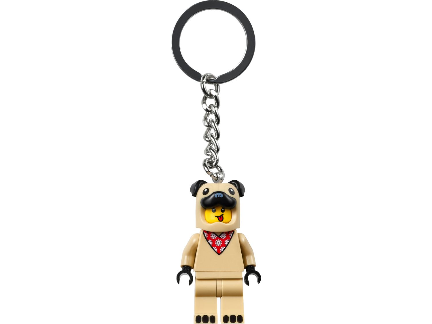 French Bull Dog Guy Keyring