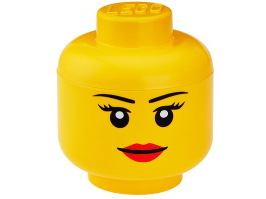 LEGO 5006147 - Opbevaringshoved – stor, pige