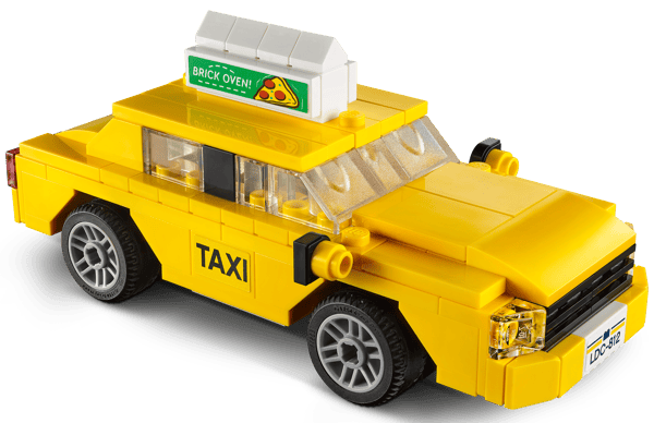 LEGO 40468 Le taxi jaune — visuel 3 sur 7