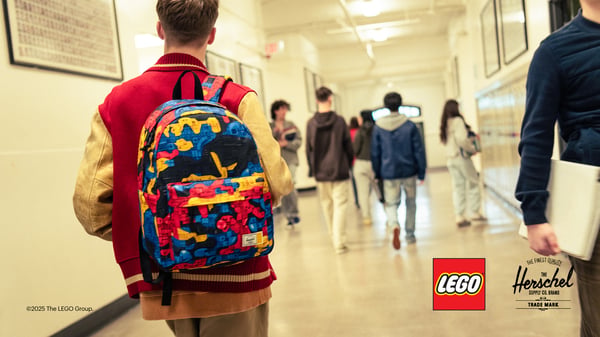 LEGO 5009272 Herschel Classic™ Sac à dos XL – Briques abstraites — visuel 6 sur 8