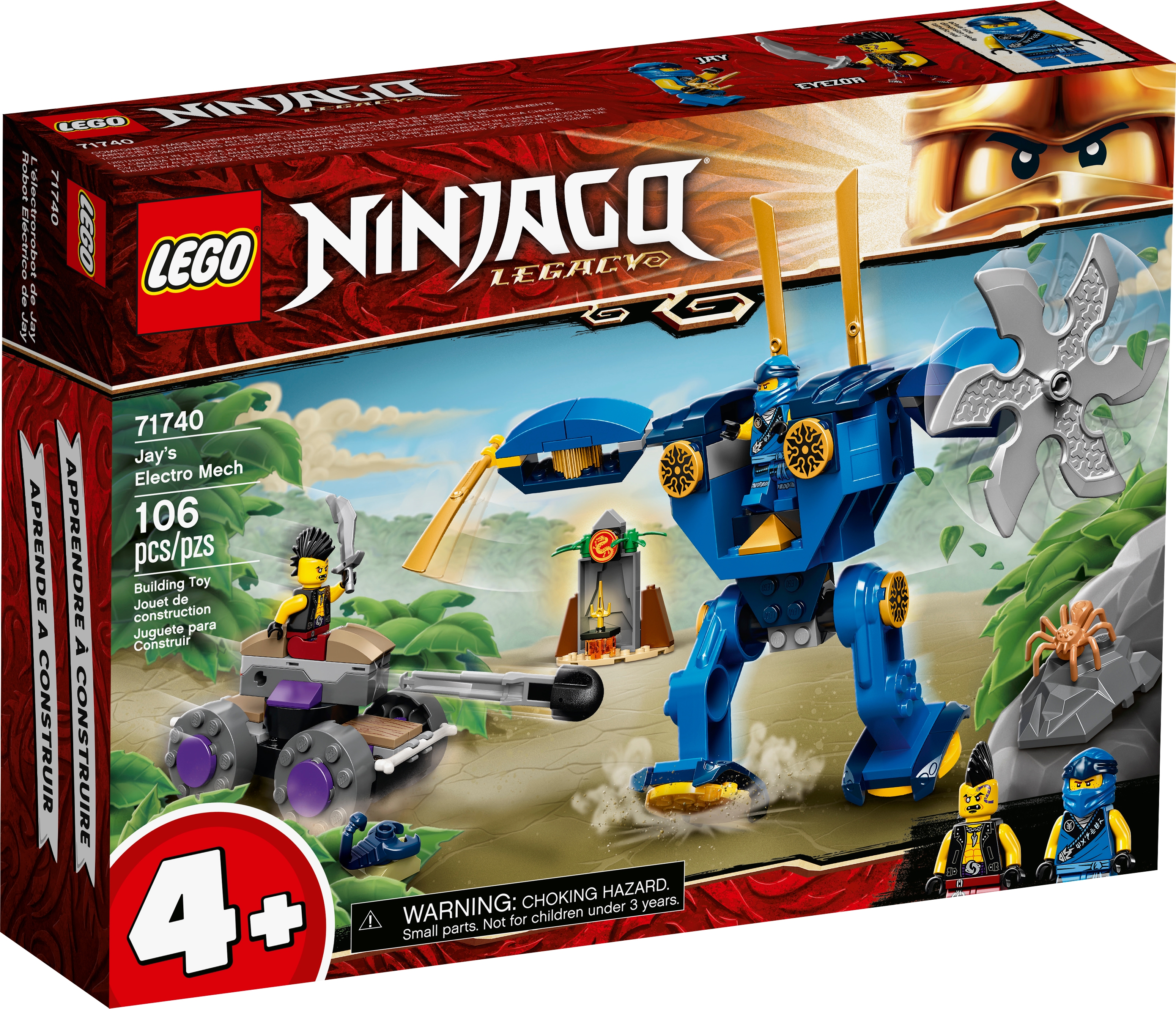 LEGO® Ninjago 71740 Jays Elektro-Mech Bösewicht Eyezor N3/21