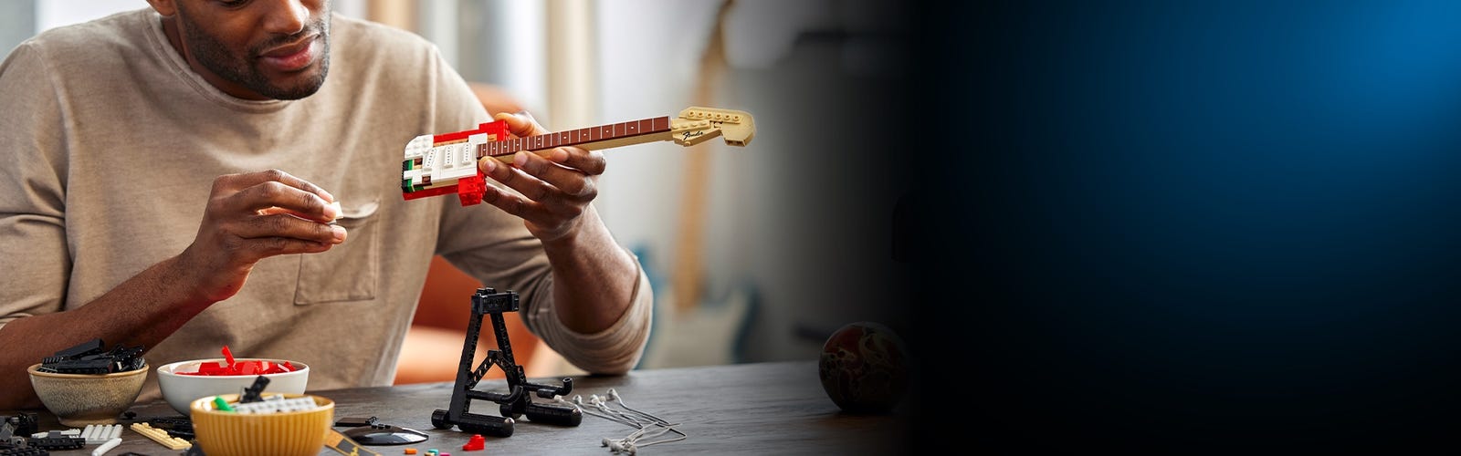 Lego Ideas Fender Stratocaster Guitar Set 21329 : Target