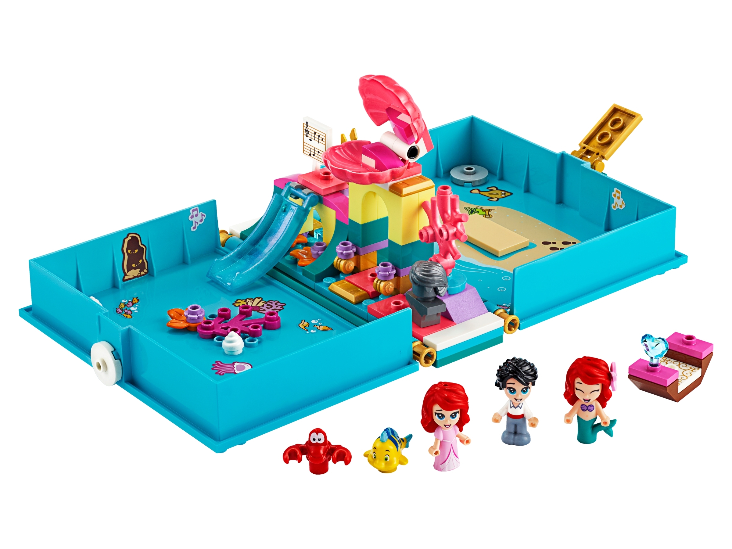 105 Pieces LEGO Disney Ariel’s Storybook Adventures 43176 Creative Little Mermaid Building Kit New 2020 