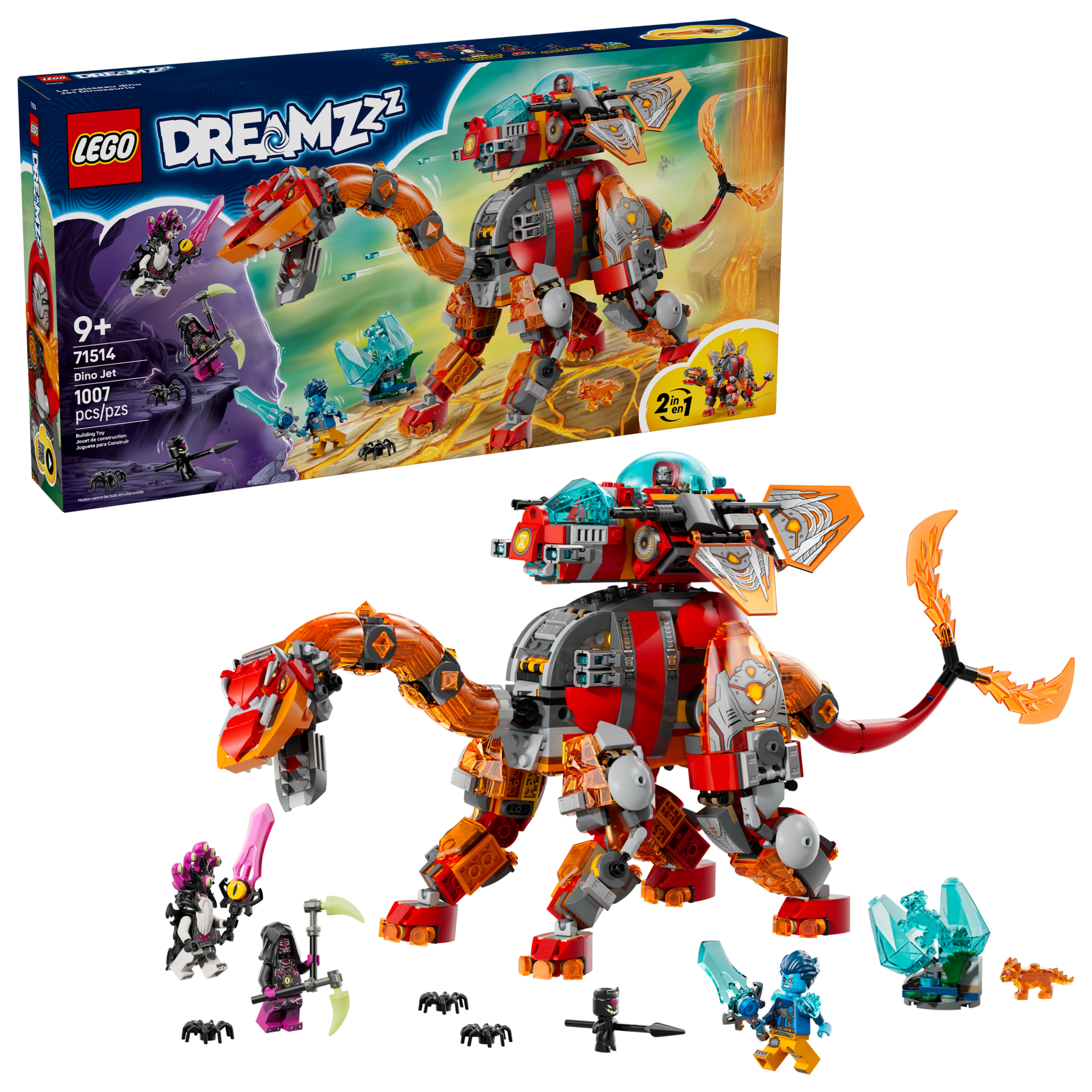 Dino Jet 71514 | LEGO® DREAMZzz™ | Buy online at the Official LEGO