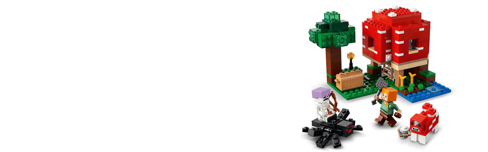 The Mushroom Official LEGO® 21179 US | Shop the Minecraft® House Buy | online at