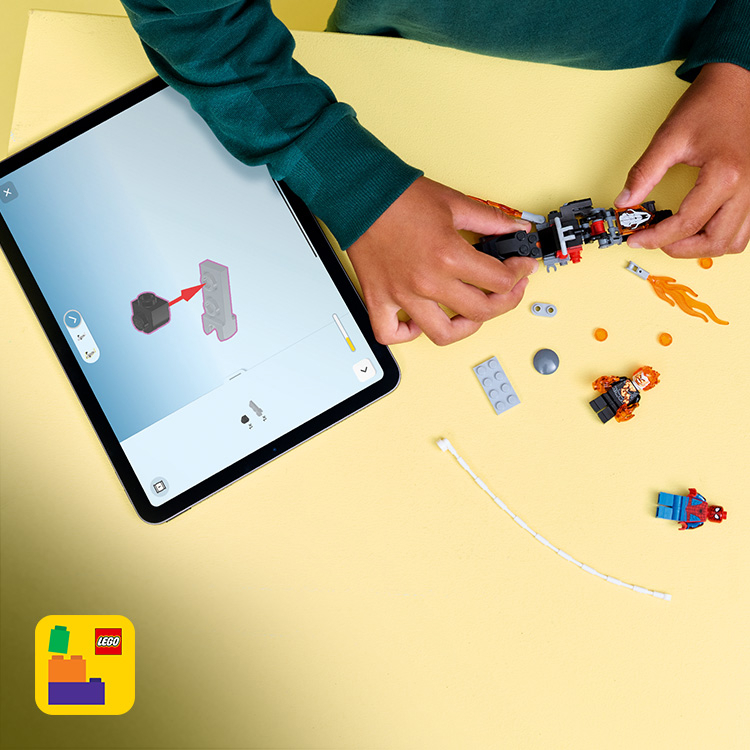 Spider-Man vs. Ghost Rider Motorcycle 76335 | Marvel | Buy online