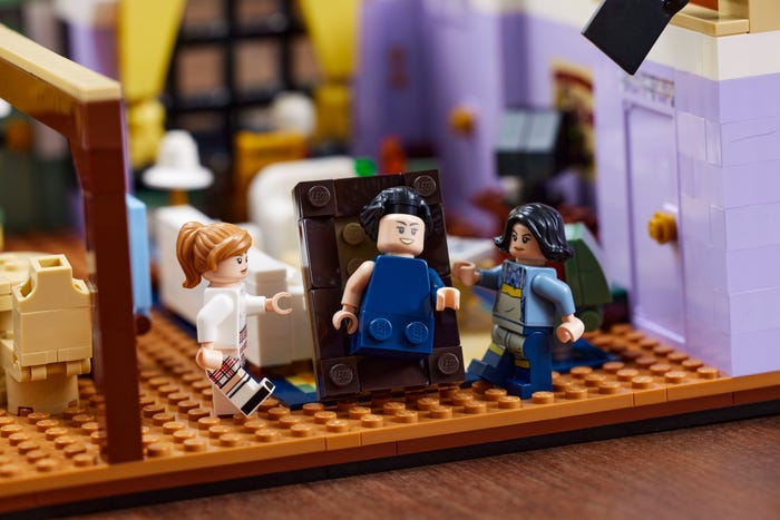 The Famous Central Perk Coffee Shop Set From 'Friends' Has Been Rebuilt  With LEGO