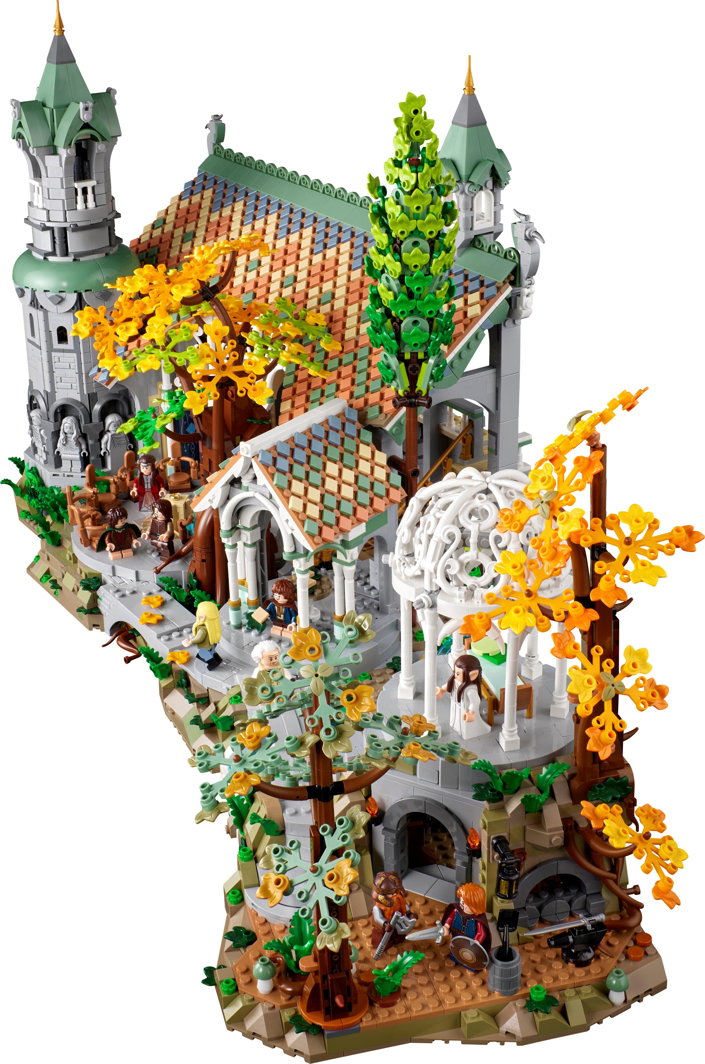 This 6,000 Piece Rivendell LEGO Set Takes You on a LORD OF THE RINGS  Adventure - Nerdist