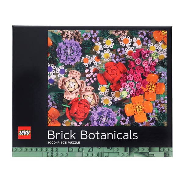 LEGO 5007851 Puzzle de 1 000 pièces Fleurs en briques — visuel 4 sur 5