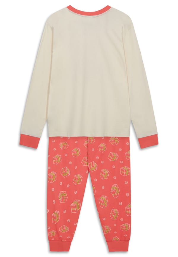 Adults Christmas Pajamas – Off-White - Image 3