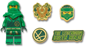 NINJAGO® – Lot de 5 clips Lloyd