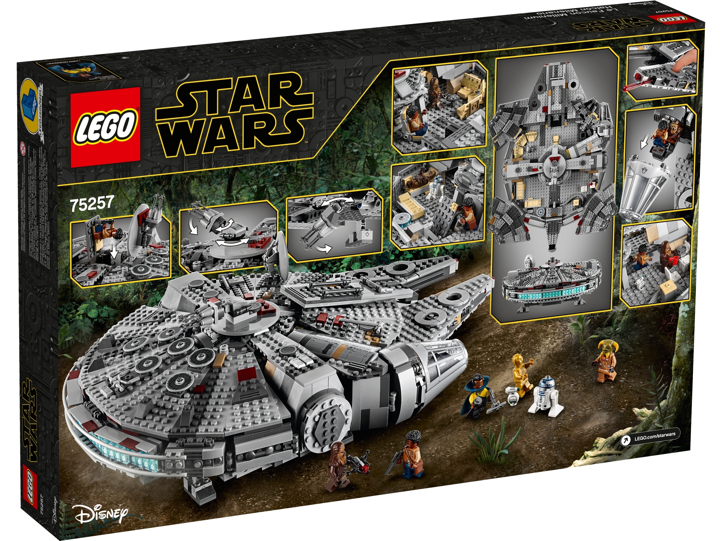BRAND NEW FACTORY SEALED 2019 LEGO STAR WARS MILLENNIUM FALCON SET 75257 