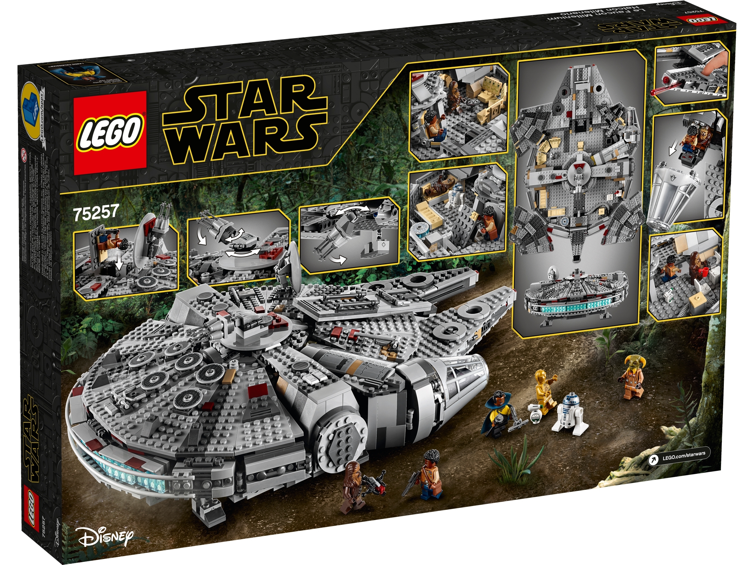 75257 - LEGO® Star Wars Faucon Millenium LEGO : King Jouet, Lego, briques  et blocs LEGO - Jeux de construction