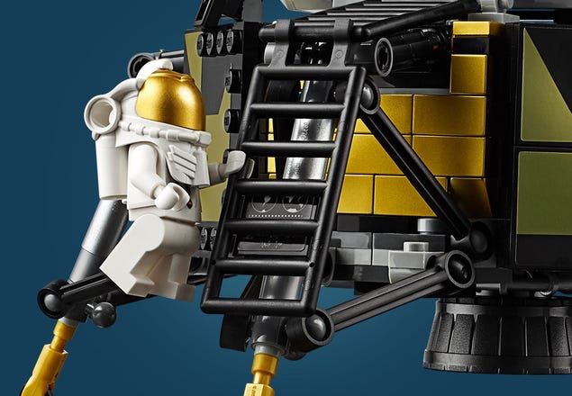Vitrine en Acrylique pour Module Lunaire Legos 10266 NASA Apollo