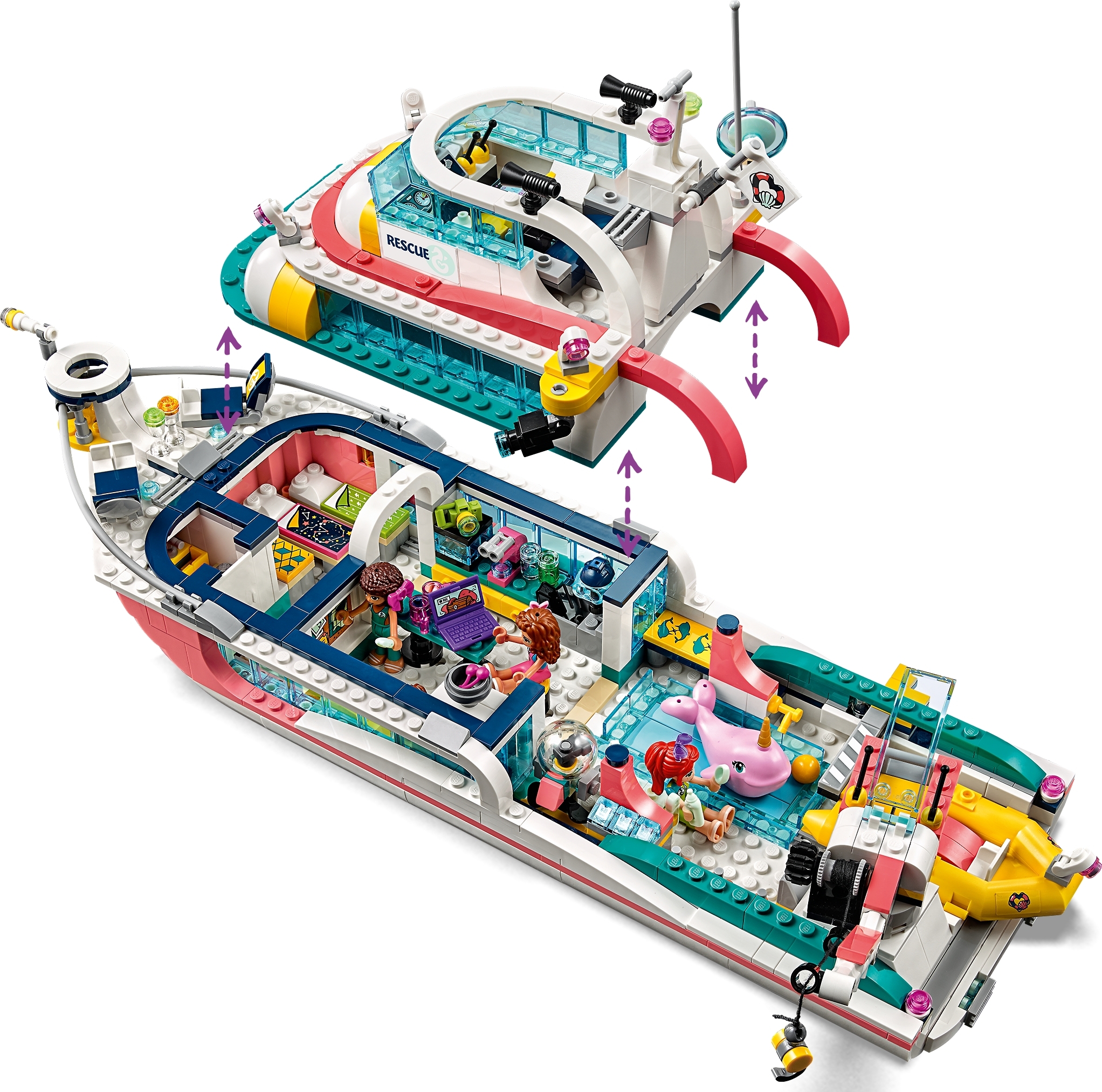 Rescue Mission Boat 41381 | Friends | Buy online at the Official 