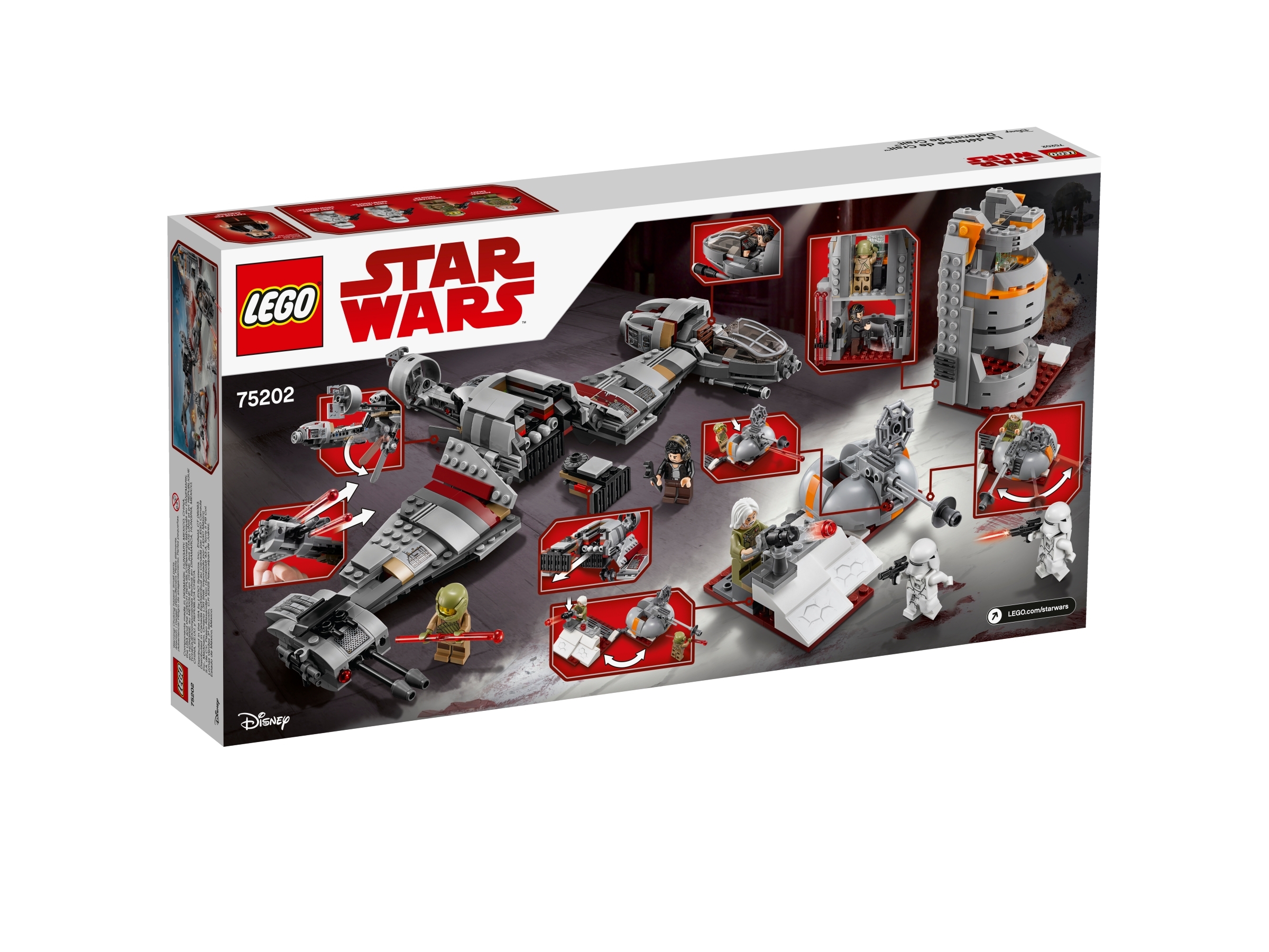 LEGO® Star Wars™ 75202 Defense of Crait™ & 0.-€ Versand & NEU & OVP ! 