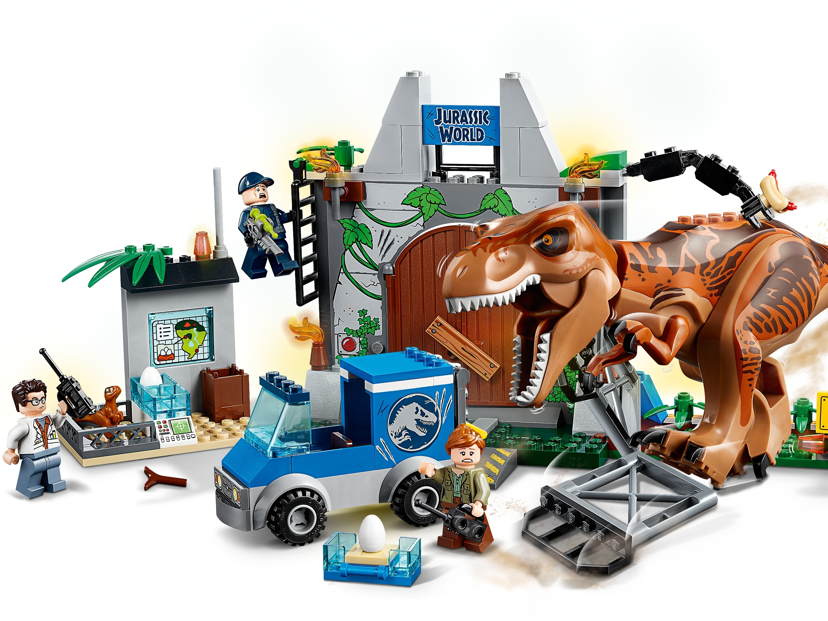 Details about   LEGO Jurassic World 10758 JURASSIC PARK GUARD W/ TRANQUILIZER Genuine Minifigure