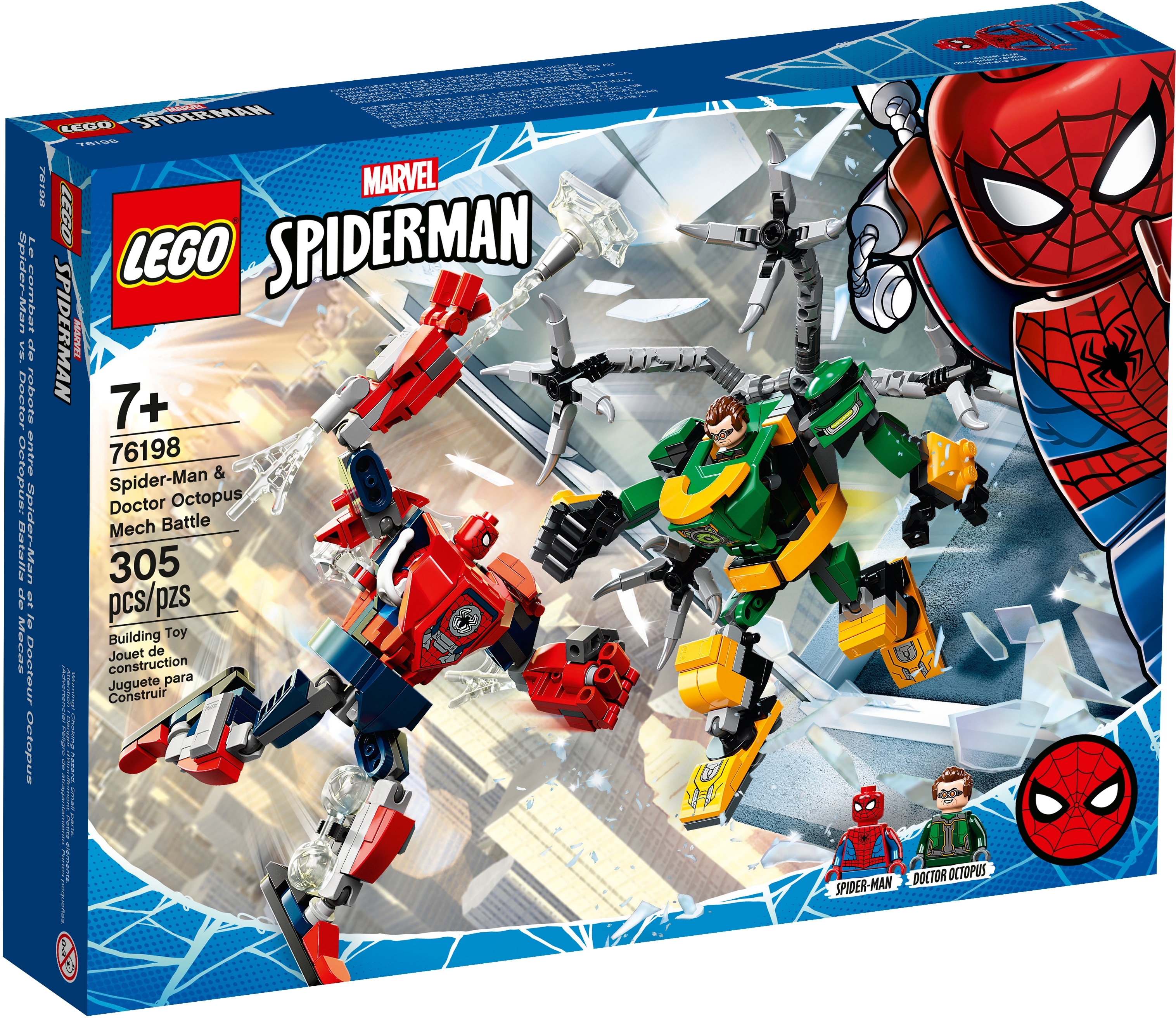 Spider-Man Doctor Octopus Mech Battle 76198 Spider-Man | Buy online at the LEGO® Shop US