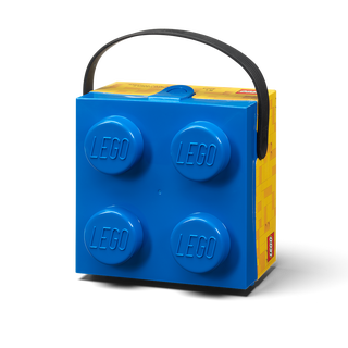 Box mit Tragegriff in Blau