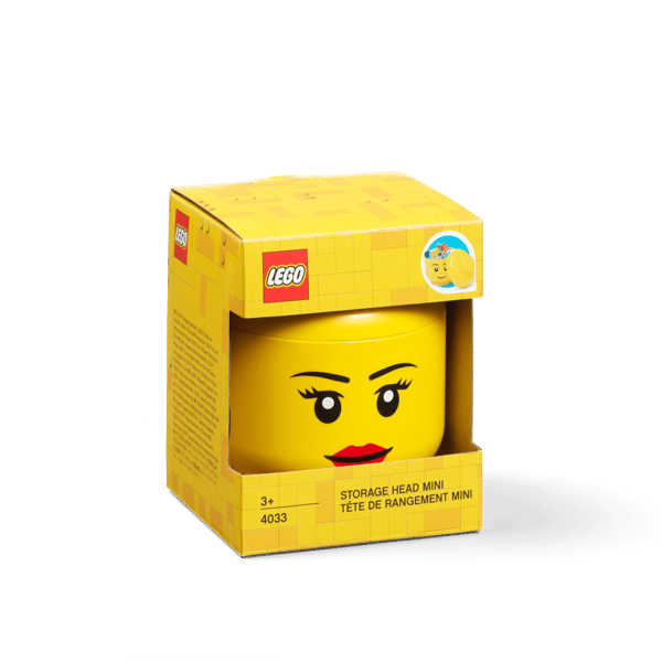 LEGO 5006259 Rangement en forme de tête LEGO® – Mini (fille) — visuel 2 sur 4