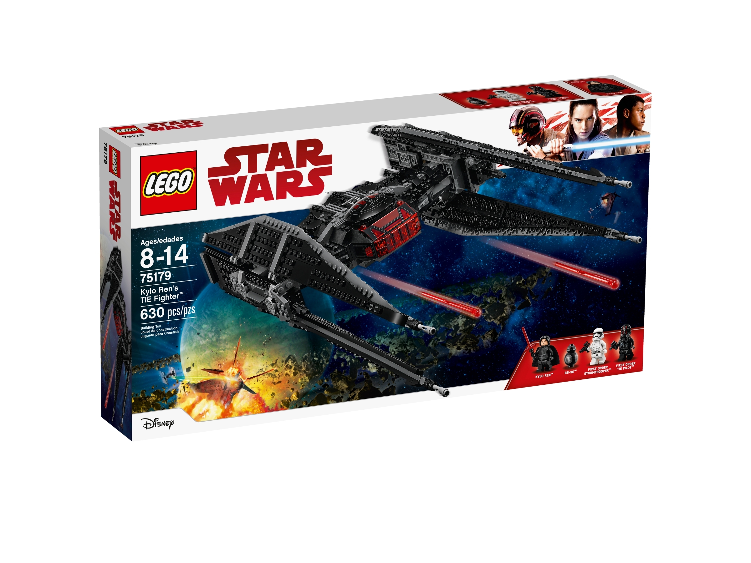 Lego Star Wars kylo ren rojo minifigura espada de luz de set 75179 nuevo #k1 