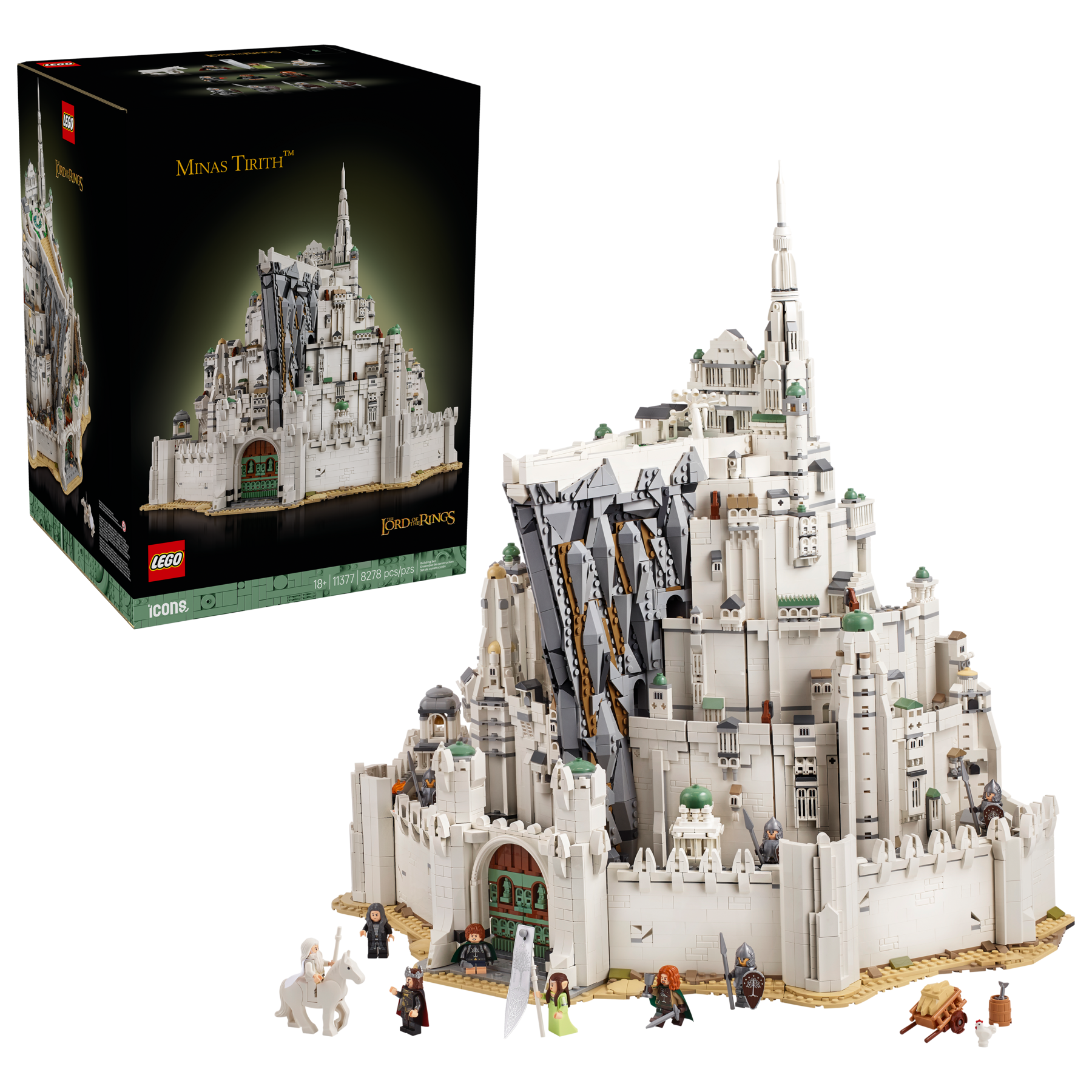 Lego Brings Middle-earth to Life with Massive Minas Tirith Set official image
