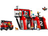 Fire Station with Fire Truck