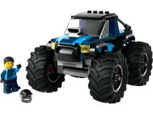 Le Monster Truck bleu