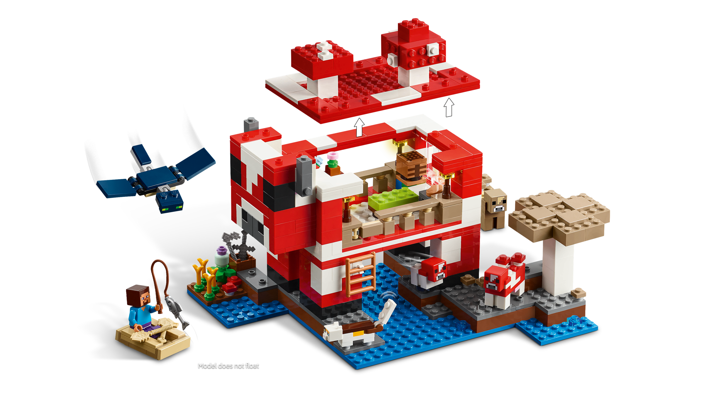 The Mooshroom House 21270 | Minecraft® | Buy online at the