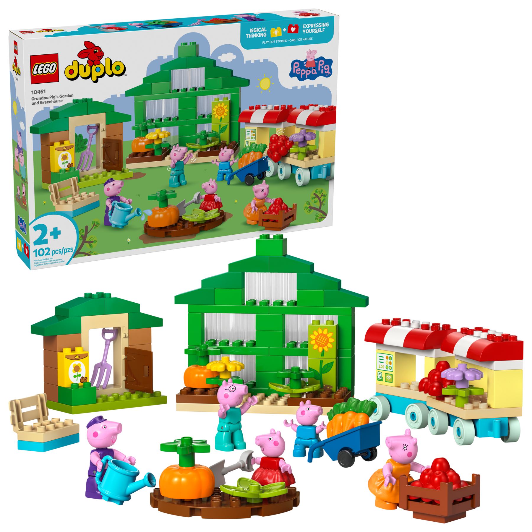 Grandpa Pig's Garden and Greenhouse 10461 | DUPLO® | Buy online at