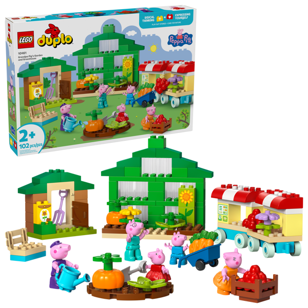 LEGO 10461 Le jardin de Papy Pig et la serre — visuel 2 sur 7