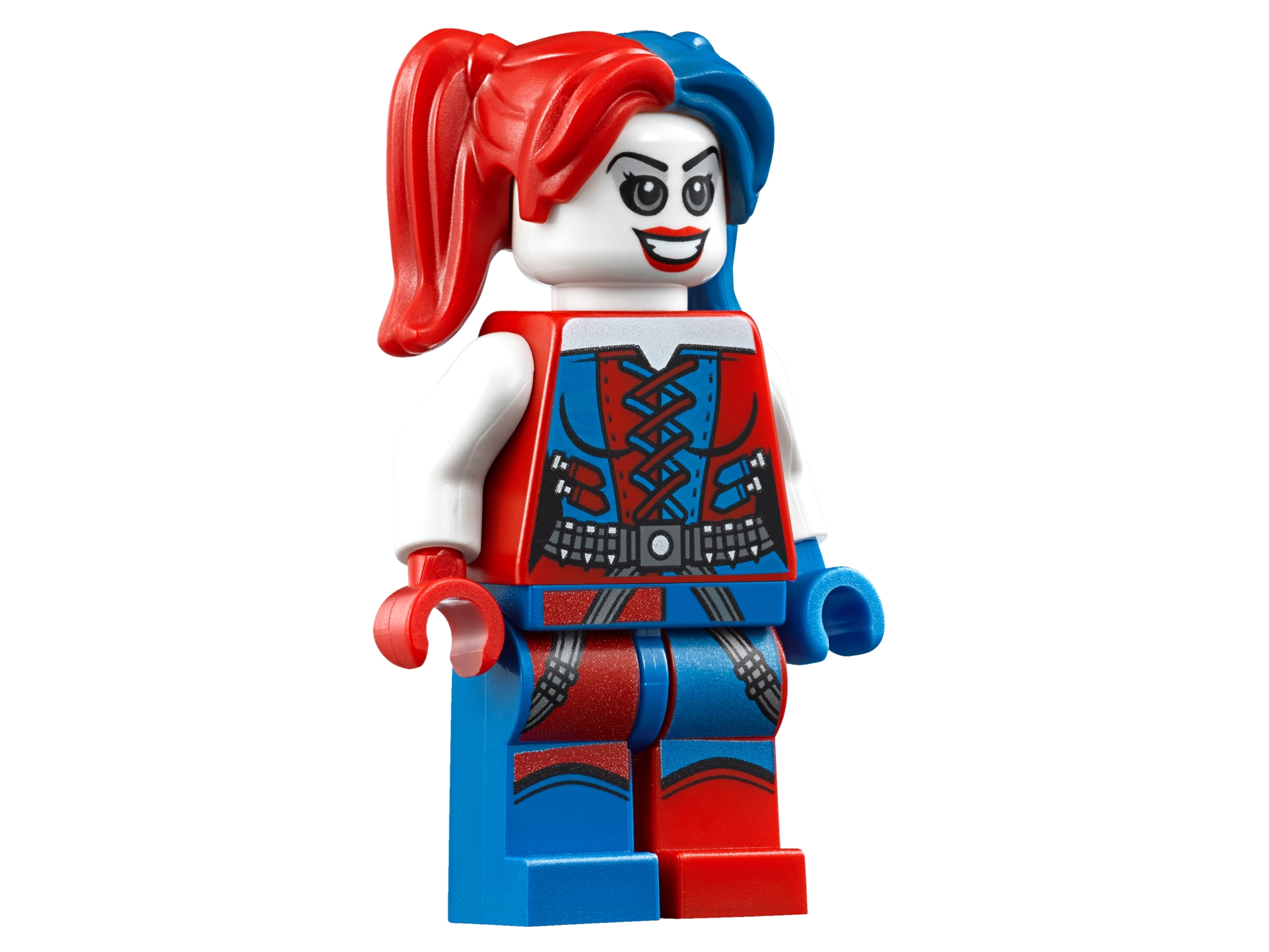 Lego Harley Quinn 76053 Blue and Red Hands & Pigtails Super Heroes Minifigure 
