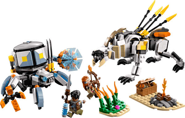 LEGO 77037 Aloy et Varl contre Testudien et Dents de scie